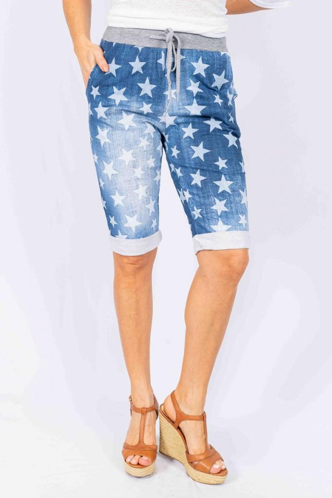 Mini Star Jegging Shorts - Coastalfunk