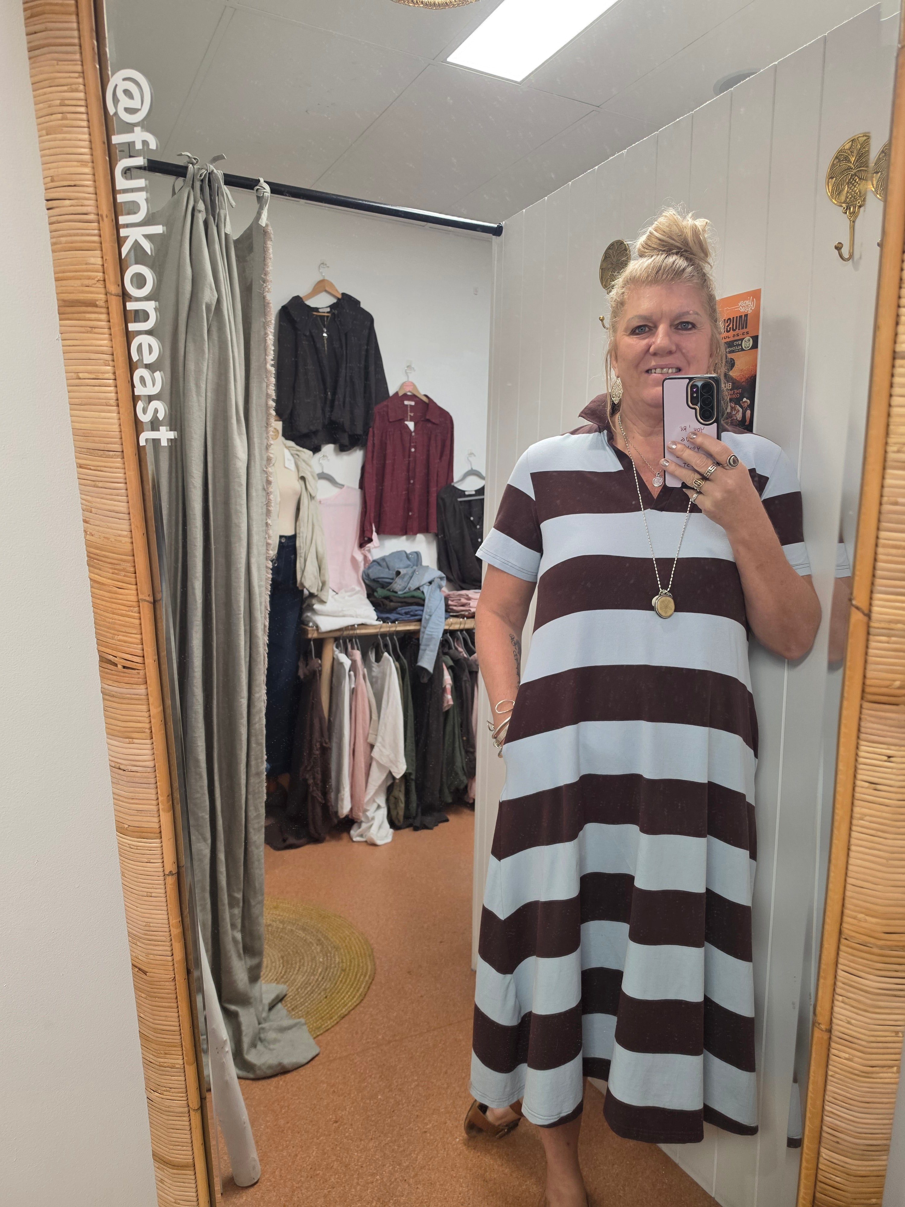 Women's jersey cotton dress