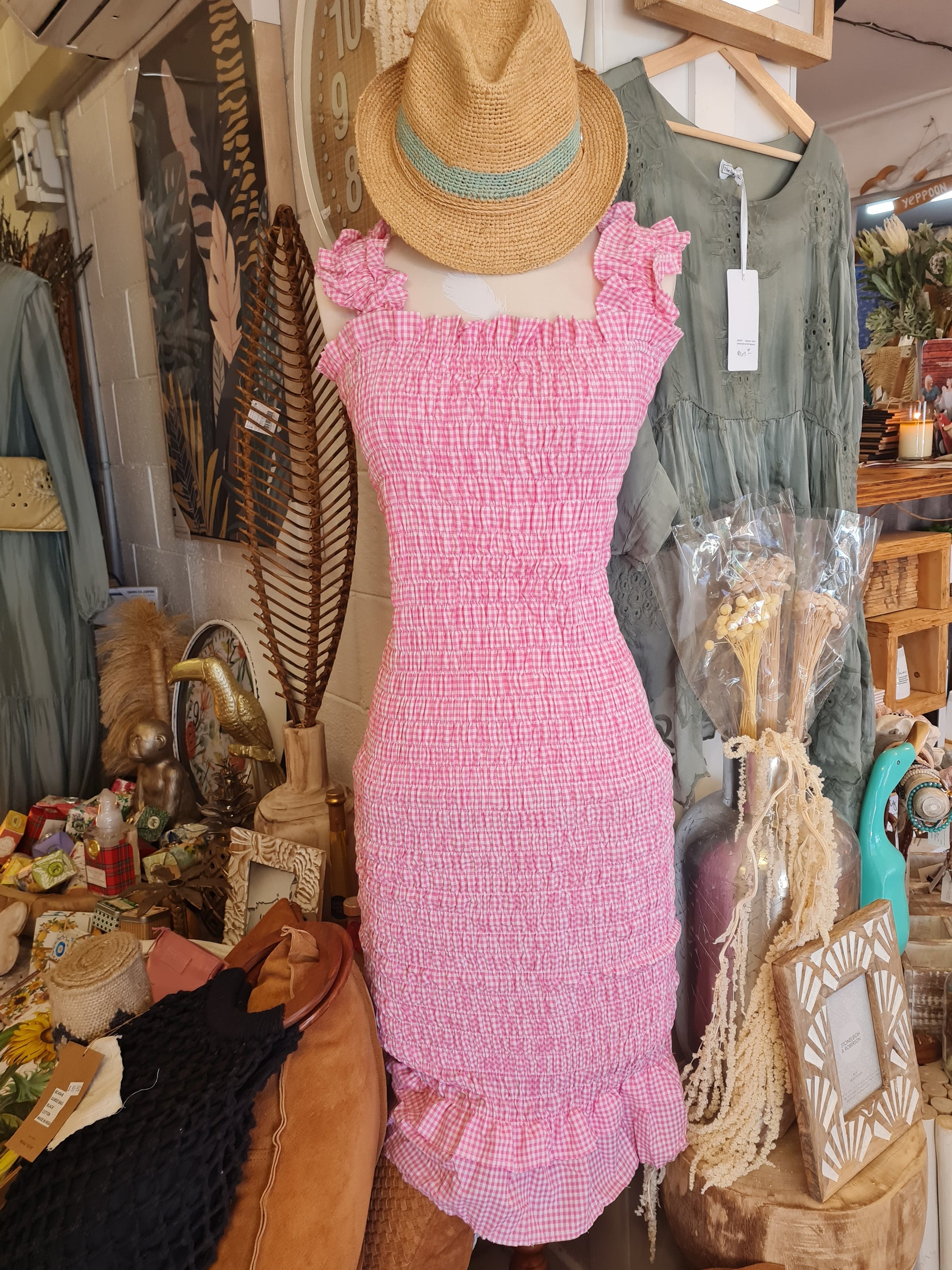 Shirr Dress - Coastalfunk