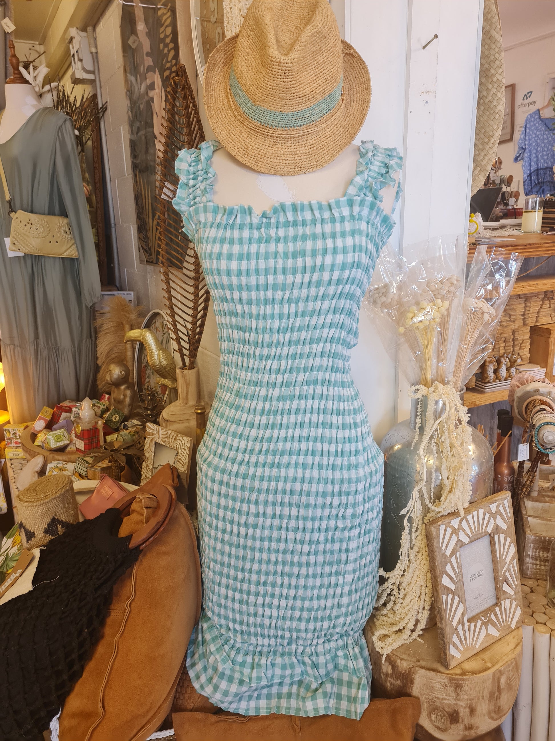 Shirr Dress - Coastalfunk