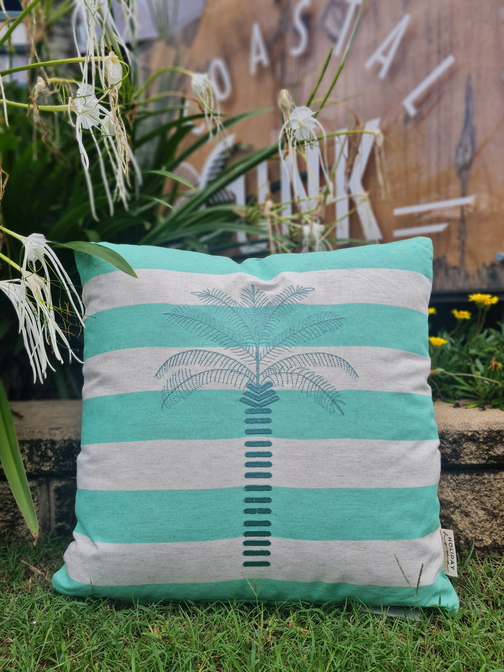 Luxe Palm Cushion - Coastalfunk