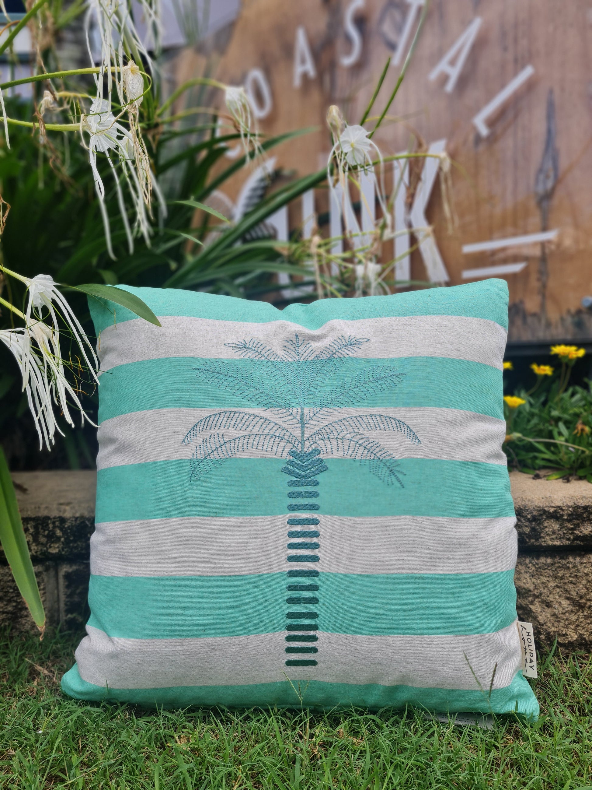Luxe Palm Cushion - Coastalfunk