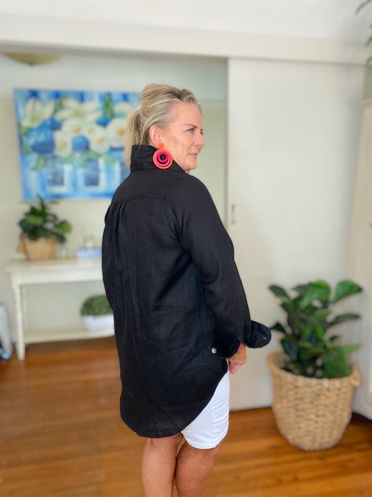 Ultimate Linen top - customised extra long - Coastalfunk