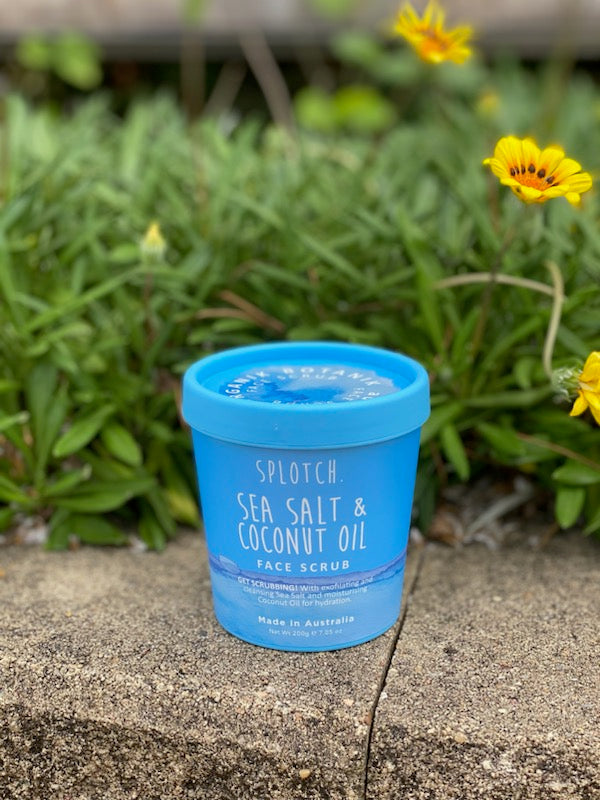 Sea Salt & Coconut Oil Face Scrub - Coastalfunk