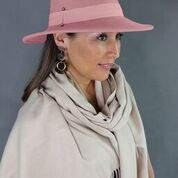 Panama Felt Hat Dusty Pink - Coastalfunk