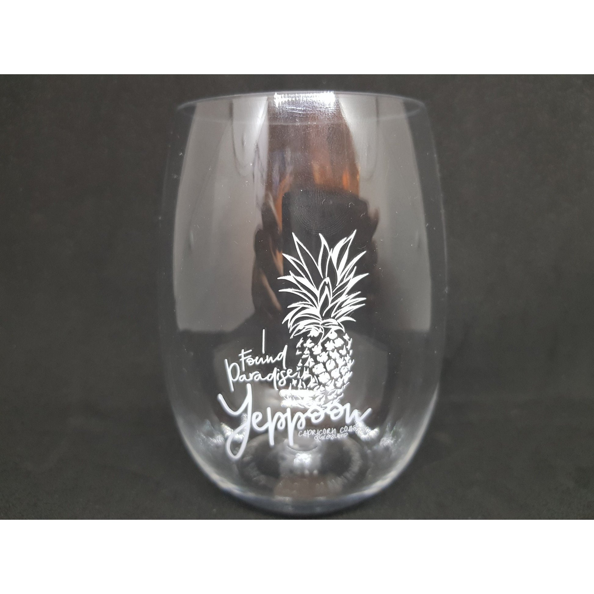 Stemless unbreakable drinkware Yeppoon Pineapple wine - Coastalfunk